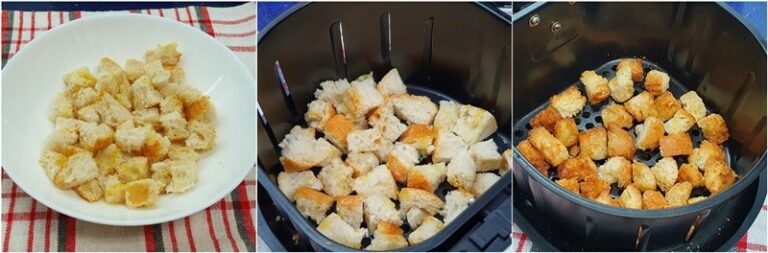 Picatostes O Croutons En Freidora De Aire - Mis Cosillas De Cocina