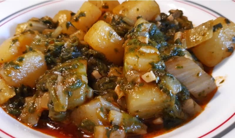 Guisos caseros con patatas