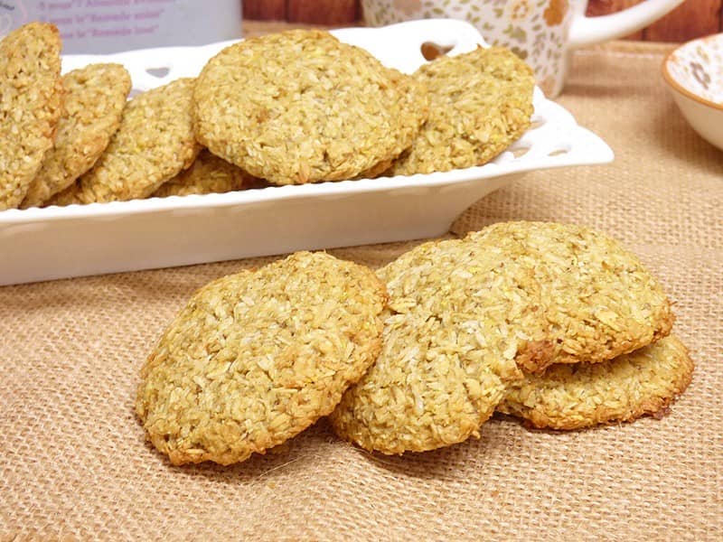 Galletas de avena y coco sin azúcar